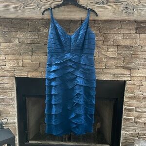 Adrianna Papell blue dress 12